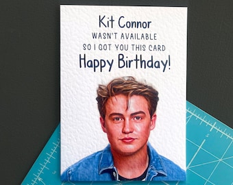 Kit Connor - Carte de voeux Heartstopper - Happy Birthday - You're My Heartstopper - Charlie et Nick - acteur célèbre - Communauté LGBTQ