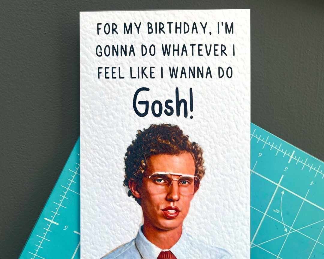 Napoleon Dynamite - Birthday Greeting Card - Happy Birthday - Whatever ...