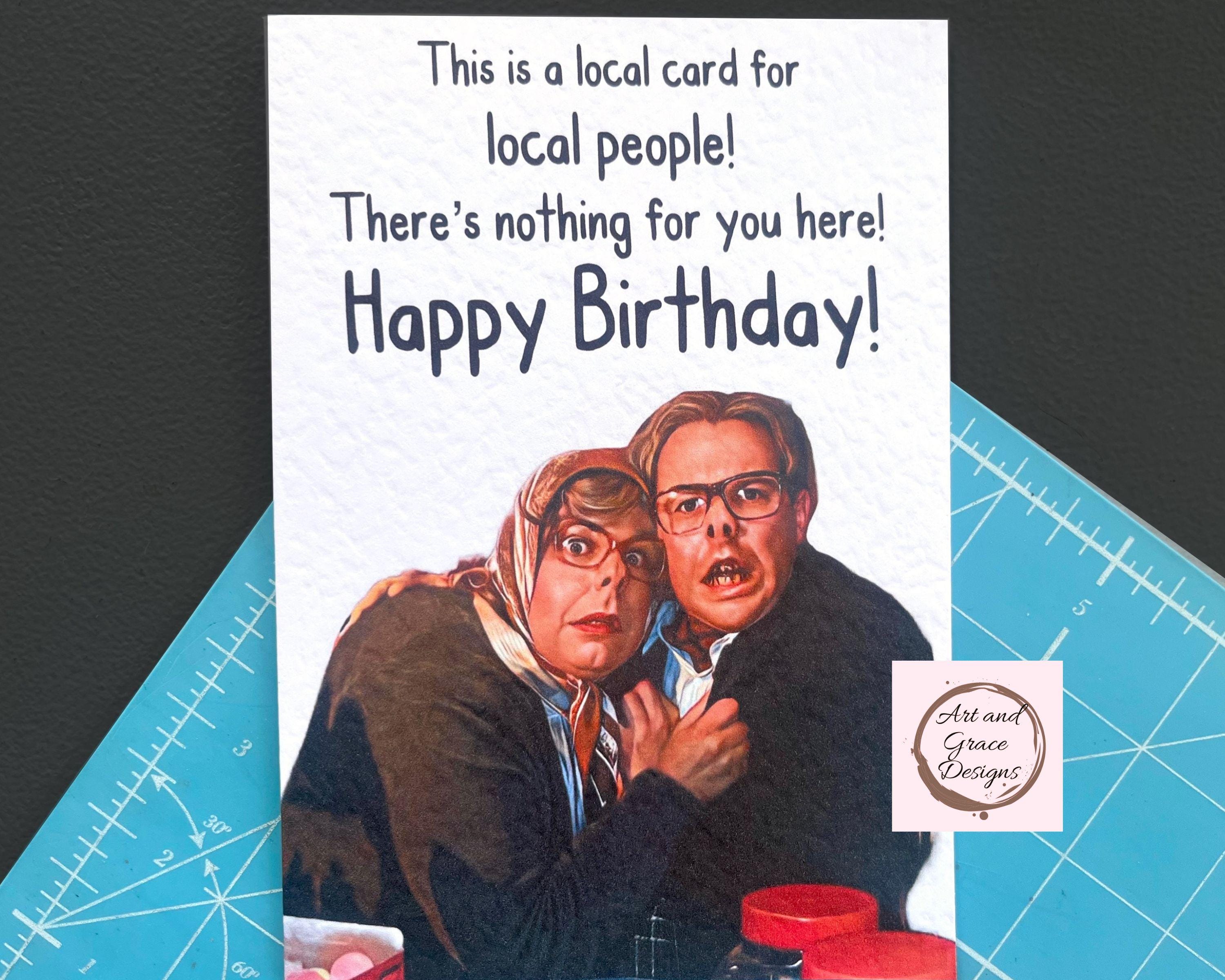 Edward And Tubbs Birthday Card - Famous Comedy Show - Local People-  Famous Actor
