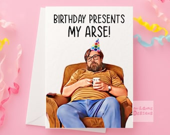 Tarjeta de cumpleaños de Jim Royle: Tarjeta de felicitación humorística