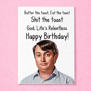 Mark Corrigan Birthday Card: Funny TV Show Greeting