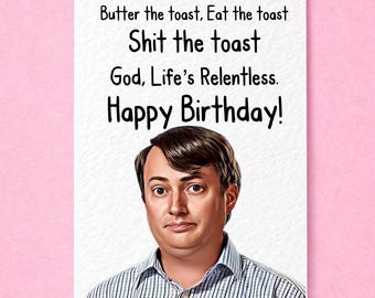 Mark Corrigan Birthday Card: Funny TV Show Greeting