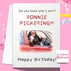 Ronnie Pickering Geburtstagskarte - Happy Birthday - Humorvolle Karte - Lustiges Internet Meme - Tiktok Meme