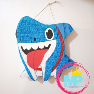 Sharkdog Piñata: Handmade Party Decoration (24&quot; High)