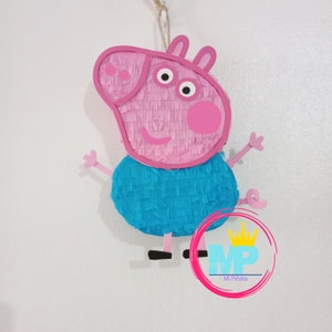 George Pig .  Peppa Pig Party Centerpiece.  Peppa Pig Party Favors.
