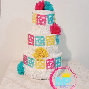 Mexican Cake Pinata.  for a Fiesta, Cinco de Mayo party or wedding.