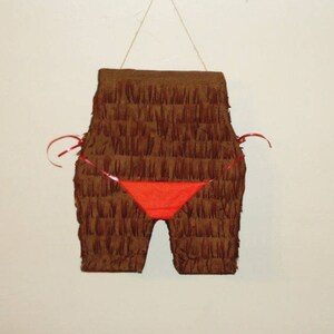 Sexy lingerie pinata. Bachelorette pinata Brown. bikini pinata. adult birthday