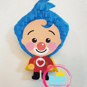 Plim Plim mini piñatas.  Plim Plim Party Centerpiece. Plim Plim Party Favors.