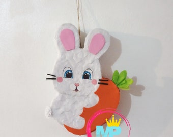 Bunny mini Piñata. Easter Bunny Piñata. Party Centerpiece. Party Favors. gift box