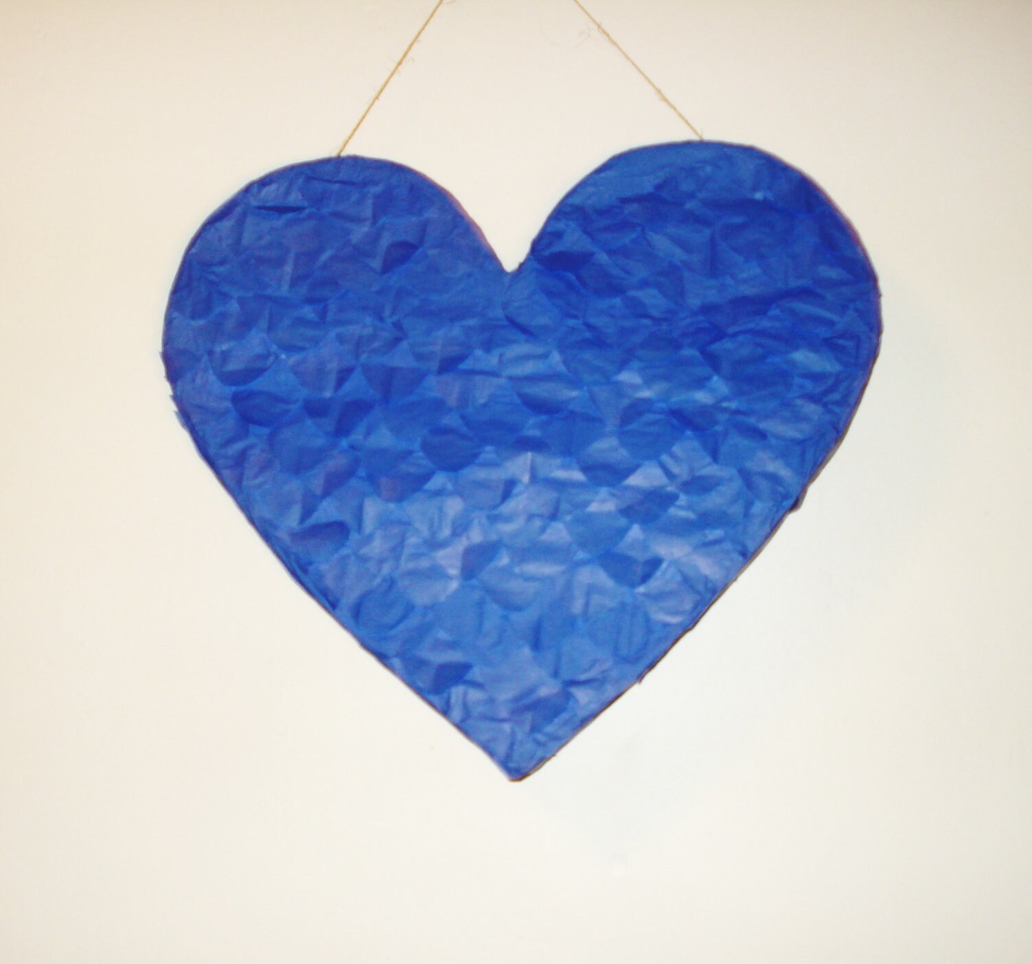 Navy Blue Heart Pinata. Wedding Pinata. Anniversary Pinata. Valentine's ...