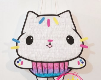 Cakey Cat Pinata. Gabby's Dollhouse pinata