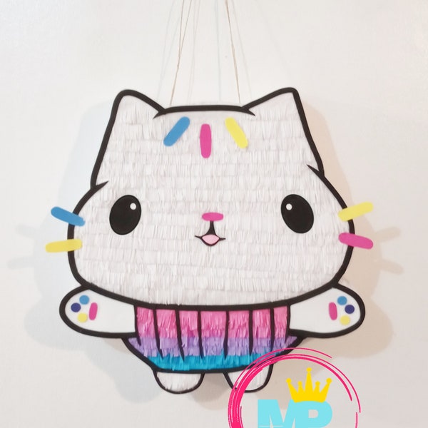 Cakey Cat Pinata. Gabby's Dollhouse pinata