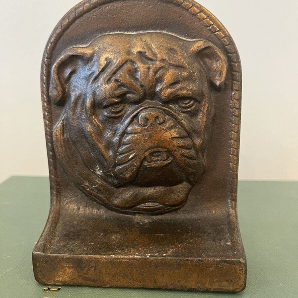 RARE Hubley English Bulldog Bookend (1900-1930’s)