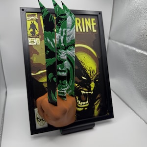 Wolverine V Hulk Comic Cover Pop Out Art