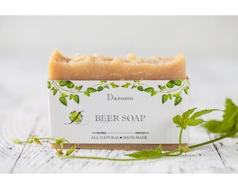 All nature soap, Beer Soap, Handmade Soap, Vegan, Gift for him, Gift for her, Luxury Soap, mens soap, Organic Soap, beard soap, gift for dad