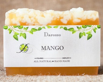 Mango soap, vegan soap, gift for women, homemade soap, natural soap, handmade soap, Gift for him, Gift for her, Luxury Soap, Organic Soap