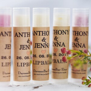 35Lip Balm Wedding favor,Custom Chapstick,Bridal shower favors, Custom Favors, Custom Lip Balm, Rustic Wedding,Mini wedding favors,lipbalm