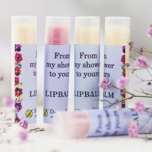 50Lip Balm Wedding favor,Custom Chapstick,Custom Lip Balm,Bridal shower favors, Custom Favors, Rustic Wedding,Mini wedding favors,lipbalm