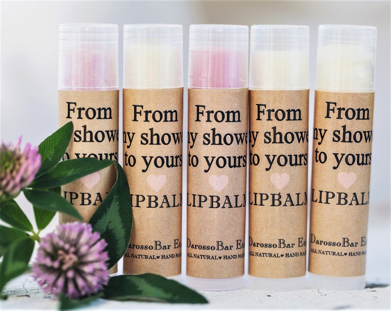 25lip Balm Wedding Favorcustom Lip Balmcustom Etsy
