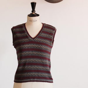 50s Missoni&#39;s knitted wool vest