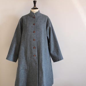 70s Saint Laurent Rive Gauche sky blue coat