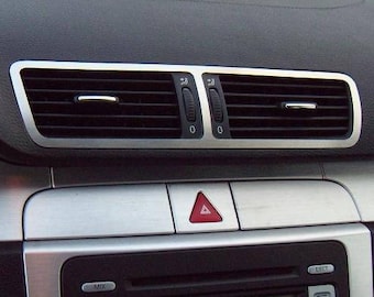 VW Volkswagen Passat B6 B7 VI VIII 2005-2014 Air Vent Cover Steel Interior  Car Decor Decoration Dash Trim Decal Tuning Set Accessories 