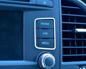 SEAT LEON III 3 Radio Console Buttons Cover quality crafted custom stainless steel dash dashboard trim kits car accessories