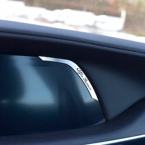 Alfa Romeo GIULIA Cup Holder Coasters Cover 2pcs Custom Made Stainless  Steel Frame Plate Interior Dashboard Dash Trim Accessories 