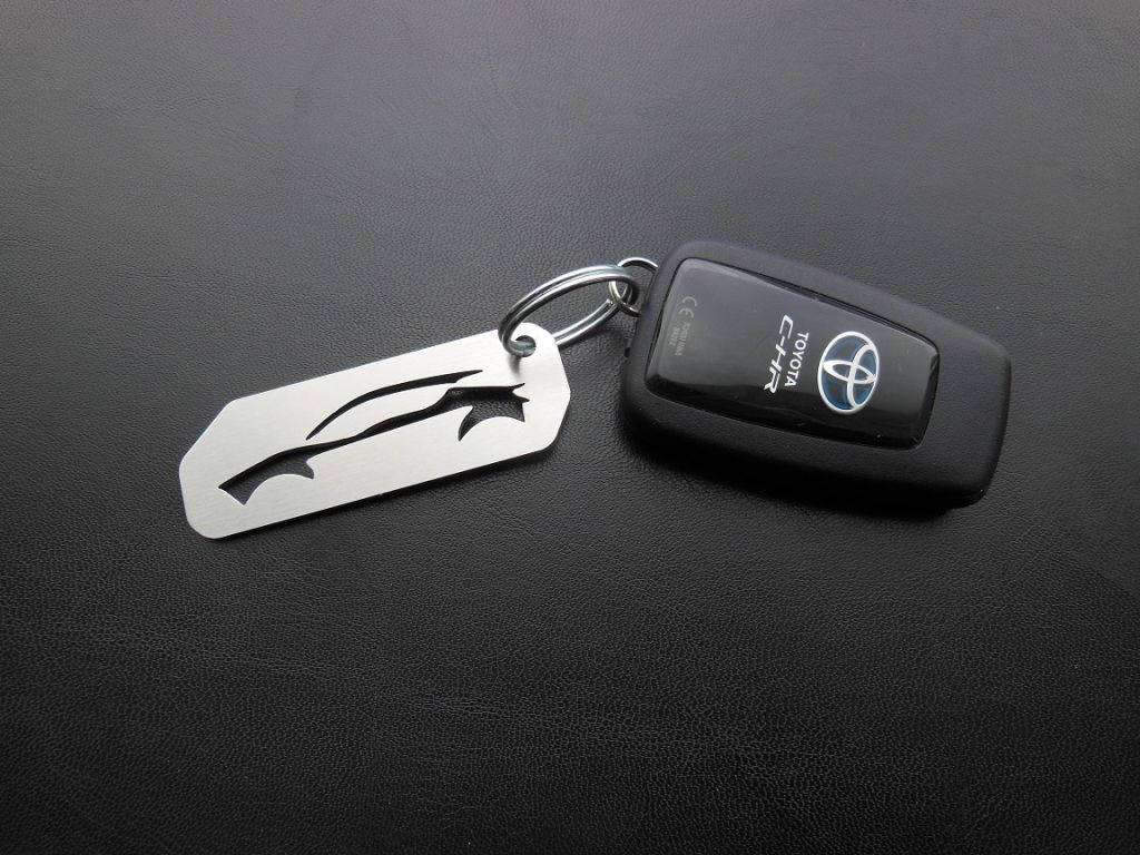 TOYOTA C-HR CHR Keyring Keychain Steel Interior Car Decor