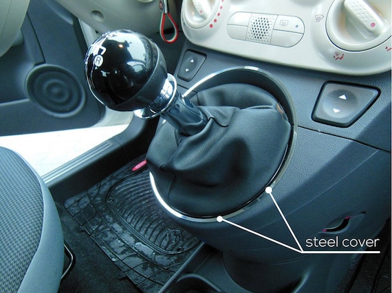 FIAT 500 Getriebe Schaltwerk StahlRing Dekor Abdeckung hochwertiges,  individuelles Edelstahl Dash Dashboard Zierringe Zubehör -  Österreich