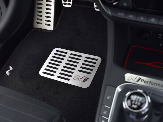 Interieur Stahlabdeckung für Hyundai N, N Line Modelle i10 i20 i30 Kona  Elantra Sonata Tucson Veloster i30N Fastback 1 Stk Tuning Zubehör - .de