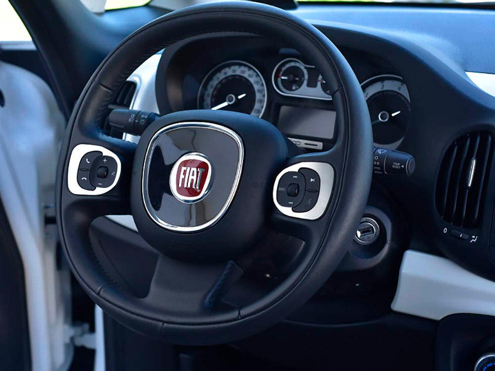 FIAT 500L 500 L Eco and ASR Mode Buttons Cover Quality Crafted Custom  Stainless Steel Dash Dashboard Trim Kits & Accessories for Your Car -   Norway