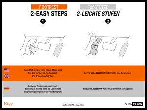 Kit Pédales Et Repose-pieds Acier Inoxydable Pour Peugeot 208 II & 2008 II - 4 Pièces, Finition Brossée - Style Sport