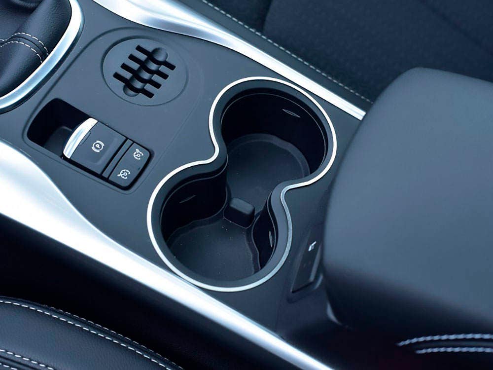 RENAULT KADJAR Cup Holder Cover 1pc Stainless Steel Frame Interior  Dashboard Dash Upgrade Trim Car Accessories 