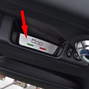 FIAT 500 ventana controles cubierta calidad hecha a mano juegos de  accesorios de acero personalizado inoxidable tablero tablero de  instrumentos y accesorios para tu coche -  México