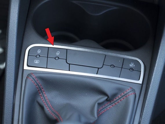 Seat IBIZA IV 4 Mk4 2008 2017 Center Control Buttons Cover 1pc