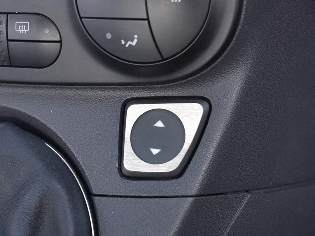 FIAT 500 Window Controls Cover Quality Crafted Custom Stainless Steel
