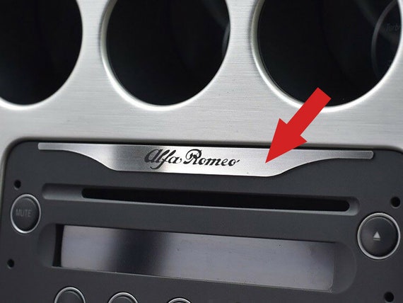 Audio Decor Cover for ALFA ROMEO 159 Brera Spider 1pc Stainless Steel Plate  Interior Dashboard Trim Accessories 