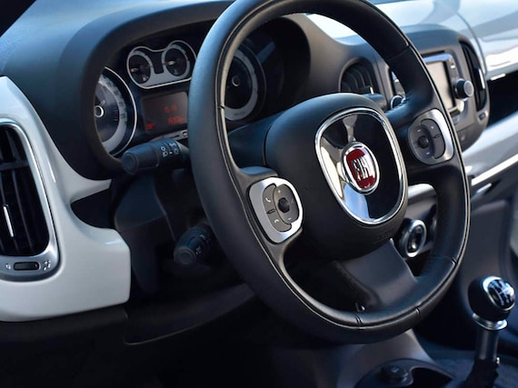 FIAT 500L 500 L Steering Wheel Controls Cover / kit di finiture e accessori  personalizzati in acciaio inossidabile per la tua auto -  Italia