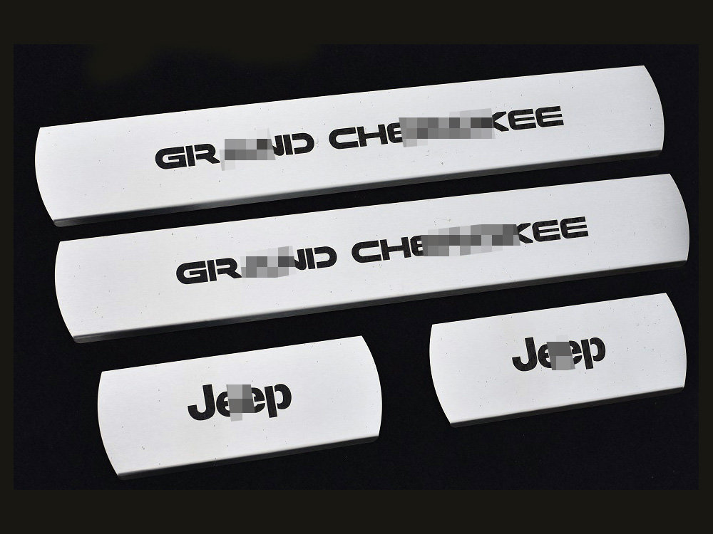 4PCS Car Door Sill Paste Protector Strip for Jeep JT JL – SANYOU