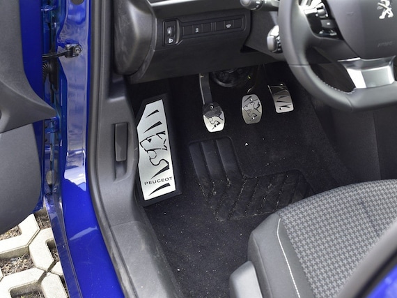 Kit pedali e poggiapiedi in alluminio per cambio AUTOMATICO Peugeot 308  (P5), 408 (P54), 508 (R8), DS 9
