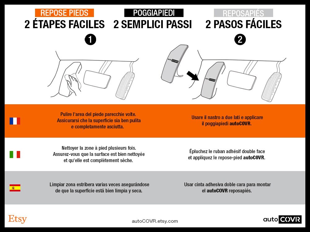Renault Dacia DUSTER II 2 Mk2 2017 Pedals and Footrest Pad Etsy