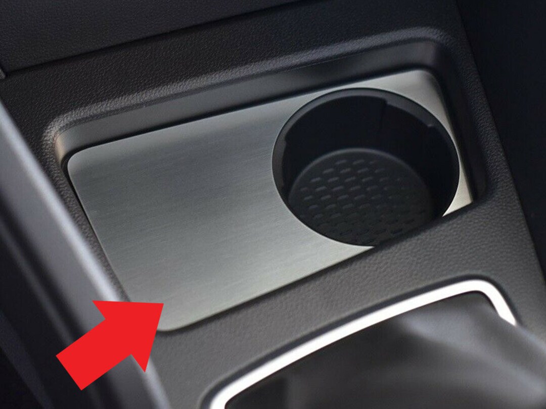RENAULT KADJAR Cup Holder Cover 1pc Stainless Steel Frame Interior  Dashboard Dash Upgrade Trim Car Accessories 