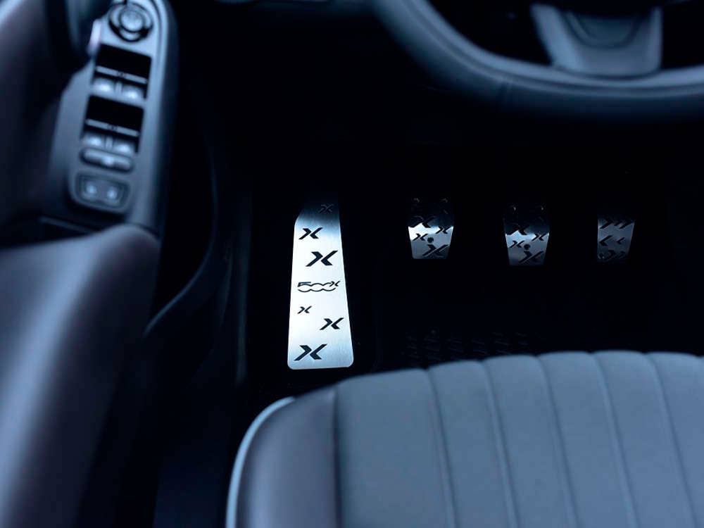 Edelstahl Auto Gaspedal Bremspedale Abdeckung Rest Pedale für Jeep Renegade  Kompass Fiat 500x 2014-2020 Zubehör