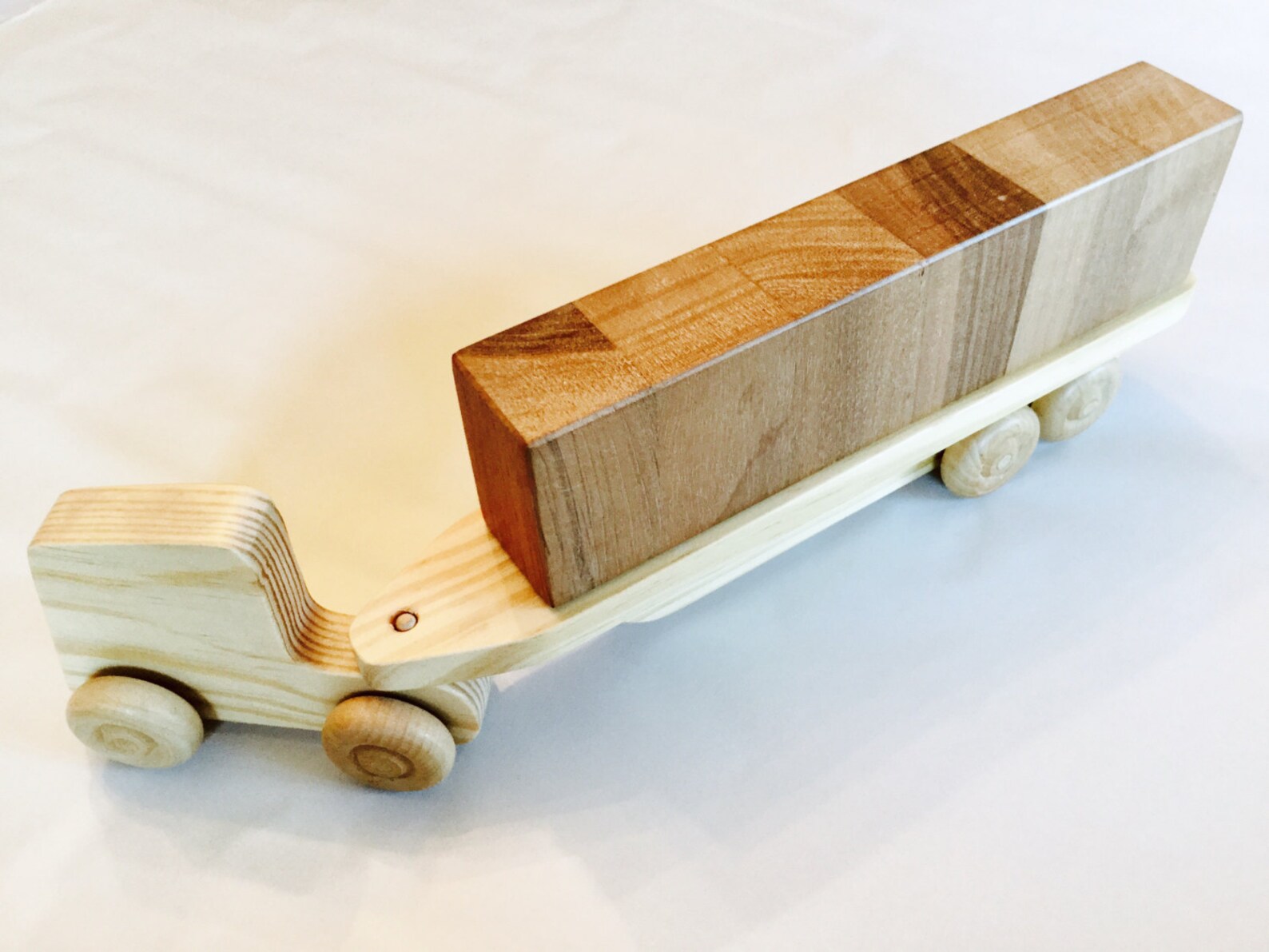 Custom Wood Toy Lorry With Detachable Container two Sizes Etsy