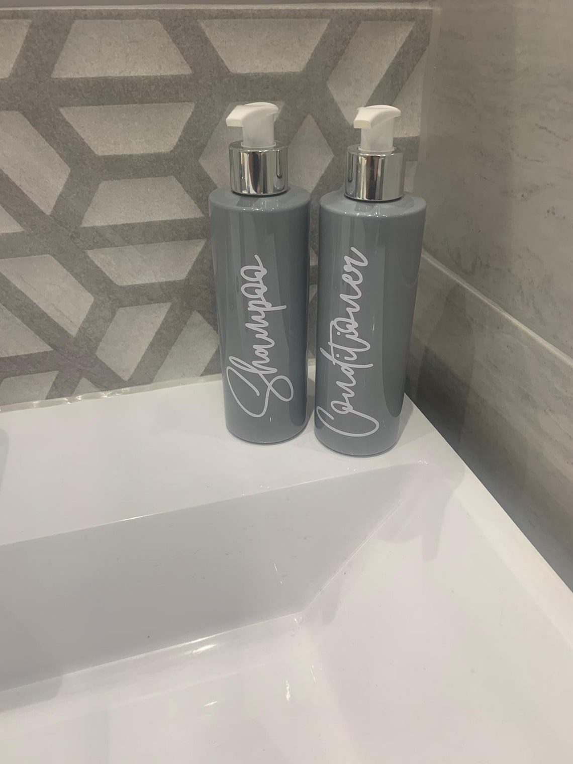 Personalised Toiletry Bottles Shampoo Conditioner Shower Gel Etsy