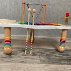 Personalised music table for children wooden toy gift for kids children's toy Christmas gift image 6