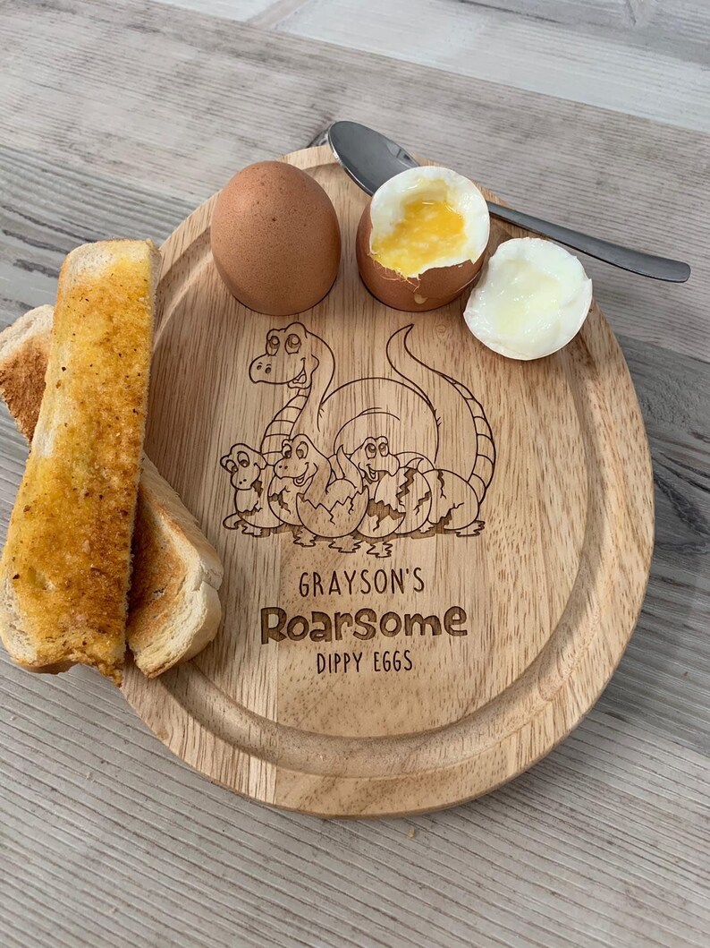 Personalised Wooden Dippy Egg and Soldiers Board Wooden Etsy