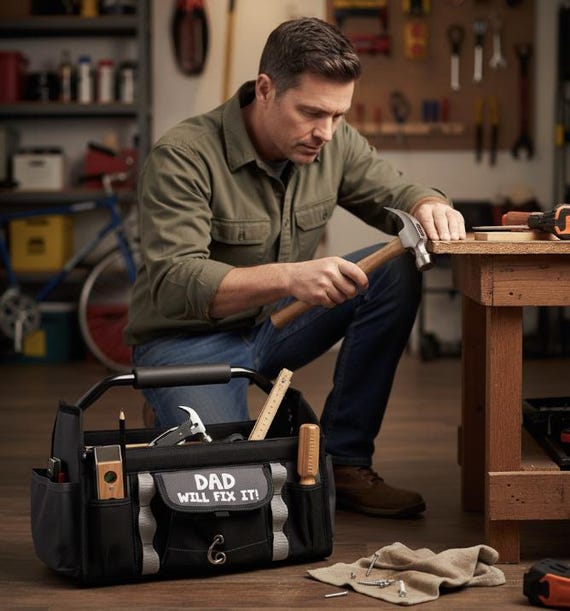 Sac De Rangement Portable Pour Outils De Nettoyage Avec Plusieurs