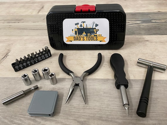Caja de herramientas personalizada con herramientas Regalo del Día del  Padre Regalo de bricolaje Manitas Kit de herramientas -  México